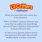 L'il Critters Frozen Daily Kids Multivitamin Gummies Assorted Berry Flavors for Ages 2+ Toddlers and Kids, Disney Multivitamin Gummies with 11 Essential Nutrients, 95-190 Day Supply, 190 ct