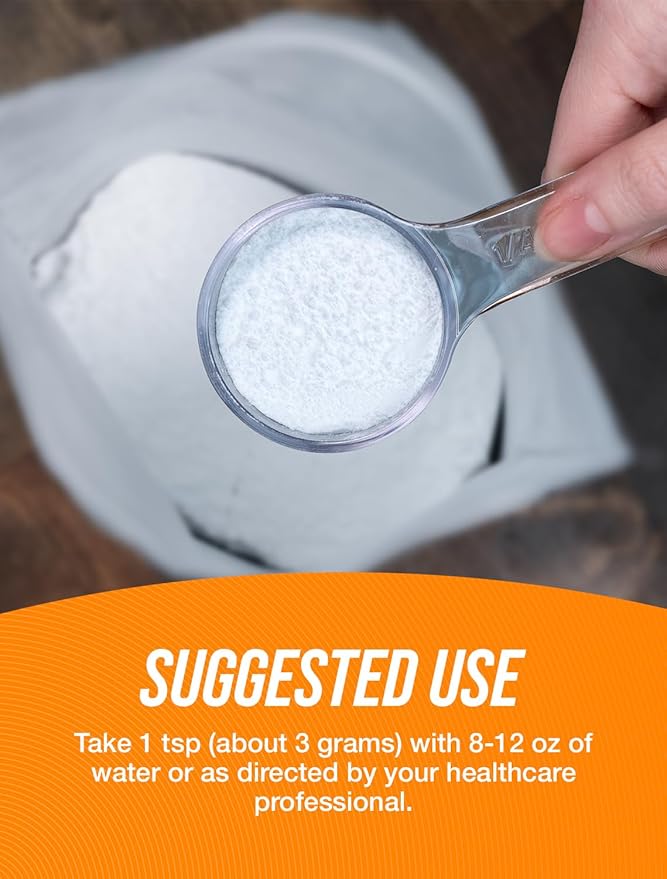 BulkSupplements.com Glycine Powder - Glycine Supplements, Amino Acid Supplement - Unflavored & Gluten Free, 3g per Serving, 250g (8.8 oz) (Pack of 1)