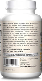 Jarrow Formulas Glucosamine + Chondroitin - 240 Capsules - Nutrient Support - Dietary Supplement for Joint Health - with Vitamin C & Manganese - 60 Servings