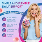 Cortisol Gummies for Women & Men, 19-IN-1 High Cortisol Reducer Supplement w/B Vitamins, Magnesium Glycinate, Ashwagandha, Saffron, Lion's Mane, Reshi for Relaxation, Focus & Balance Support, 60 Cout