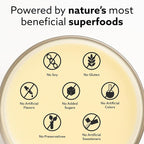 INVIGOR8 Superfood Grass Fed Whey Protein Isolate Shake French Vanilla Gluten-Free and Non GMO Meal Replacement with Probiotics and Omega 3 (483g)