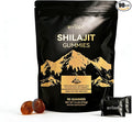 Shilajit Gummies: Pure Shilajit Himalayan Rich in Ashwagandha Gaulshura Fulvic Acid 85 Micronutrients Suitable for Men and Women No Added Sugar Non-GMO 100% Natural Organic 90 Gummies