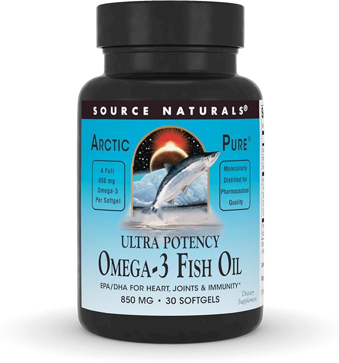 Source Naturals ArcticPure Ultra Potency 850 mg Omega-3 Fish Oil - 30 Softgels