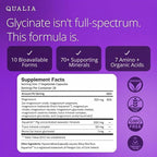 Qualia Magnesium Supplement | 10 Bioavailable Forms, Including Magnesium Glycinate, with 70+ Supporting Minerals, +7 Amino Acids | Doctor-Formulated to Support Sleep, Stress Relief, Heart, Relaxation