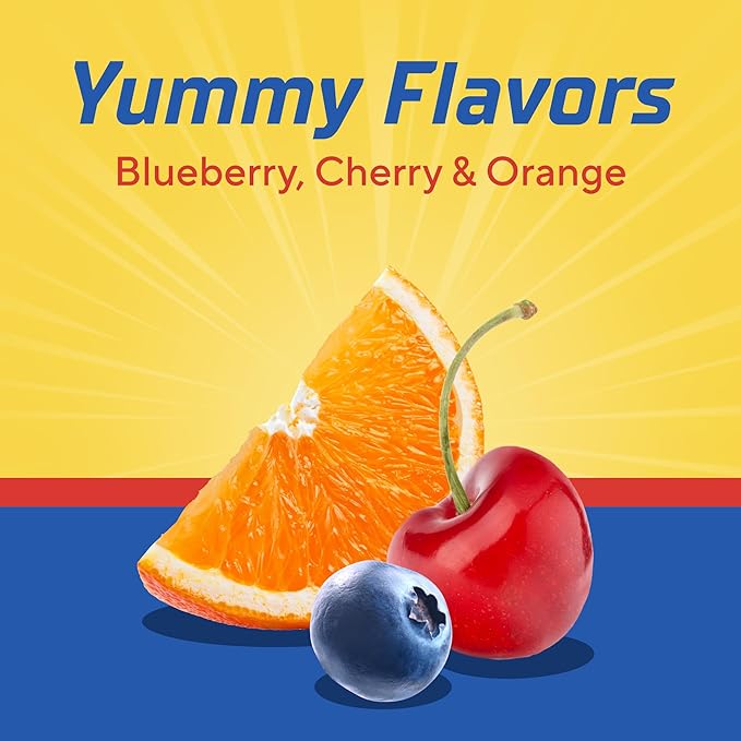 L’il Critters Paw Patrol Gummy Vites Daily Gummy Multivitamin for Kids, Vitamin C, D3 for Immune Support Cherry, Orange and Blueberry Flavors, 190 Gummies
