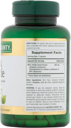 Nature's Bounty Milk Thistle 250 mg Capsules 200 ea (Pack of 2)