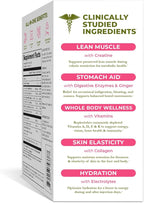 Dr. Stephanie's GLP-1 Buddy Pair with GLP-1 Boosters for Best Results - Digestive Support, Preserve Lean Muscle, Replenish Vitamins - Strawberry Watermelon Drink Mix