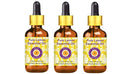 Deve Herbes Pure Lemon Essential Oil (Citrus limonum) with Glass Dropper Steam Distilled (Pack of Three) 100ml X 3 (10 oz)