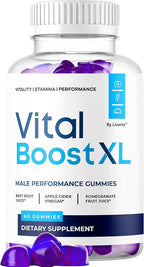 LIVORKA Vital Boost XL Gummies - Official VitalBoost XL Gummys for Men Premium Natural Ingredients - Maximum Strength, Advanced Formula Support for Overall Health & Wellness, 60 Gummies for 1 Month