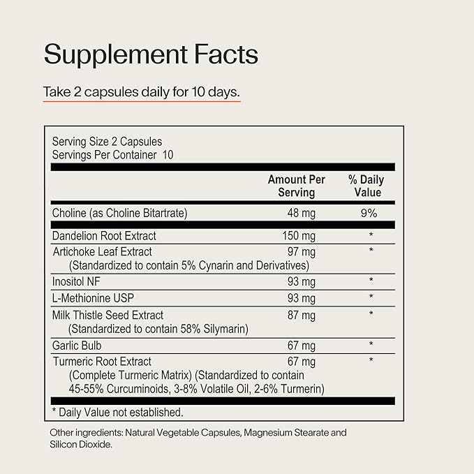 Veracity Metabolism Cleanse - 10 Day Liver Detox, Improves Fat Digestion, Optimizes Metabolism - Helps Regulate Hormones - Toxin Free, Gluten Free, Vegan