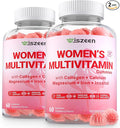 Sugar Free Methylated Multivitamin for Women Gummies, Biotin, Collagen, Calcium, Magnesium, Inositol, Folate, Iron, Vitamin A, C, D, E - Womens Vitamins for Energy, Immune, Bone, Skin, Hair
