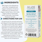 Aloe Cadabra Flavored Personal Lubricant and Vaginal Moisturizer, Organic Edible Aloe Lube for Men, Women and Couples, Non-Staining, pH Balanced, Toy Compatible (Tahitian Vanilla, 2.5 Ounces, 2 Pack)