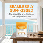 Tanning Gummies, Sunless Tanning Supplement with Astaxanthin, Beta-Carotene, Vitamin C, Turmeric + Mango Extract | Nourishes Skin & Improves Sleep | Vegan & Sugar Free - 60 Count