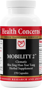 Health Concerns Mobility 2 – Joint Health Support Supplement for Men & Women – Chinese Herbal Circulation Support – Natural Joint & Muscle Aid – Herbal Extracts – 270 Capsules