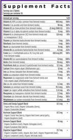 New Chapter Women's Multivitamin Advanced Formula for Stress, Bone, Immune, Beauty & Energy Support, Higher Levels of Whole-Food Fermented Essential Nutrients for Women + Iron + Vitamin D3, 72 Count