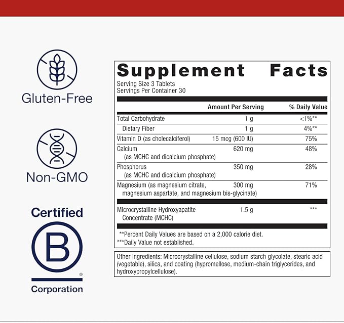 Metagenics Bone Builder with Magnesium - for Comprehensive Bone Strength & Wellness* - with Calcium, Vitamin D & Chelated Magnesium for Quick Absorption - Non-GMO & Gluten-Free - 90 Tablets