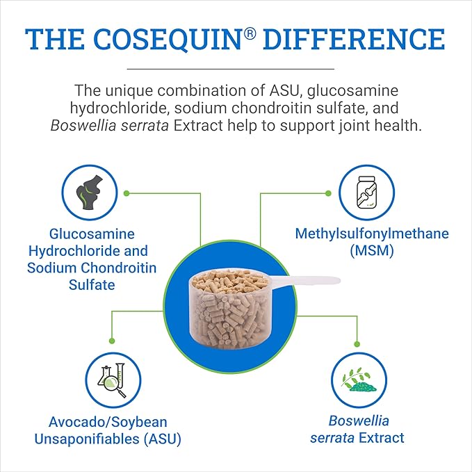 Nutramax Cosequin ASU Pellets Joint Health Supplement for Horses - Pellets with Glucosamine and Chondroitin,3.1 lbs