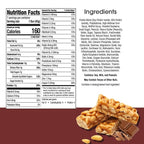 BestMed - High Protein Nutrition Bar - Low-Carb, 15g Protein, Low Sugar, High Fiber, Low Calorie, Meal Replacement Bar (Peanut, 2 Box - 14 Count)