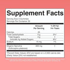 MARYRUTH'S Spirulina Gummies Made with Organic Spirulina | Superfood Gummies for Ages 14+ | Antioxidant | Vegan | Non-GMO | Pectin-Based | Gluten Free | 90 Count