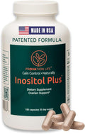 Supplement for Women | Ovarian Health, Hormone Balance, Fertility, Ovulation | 40:1 Myo-Inositol D-Chiro & 12 Ingredients | Developed by Medical Doctor | 180 Capsules