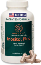 Supplement for Women | Ovarian Health, Hormone Balance, Fertility, Ovulation | 40:1 Myo-Inositol D-Chiro & 12 Ingredients | Developed by Medical Doctor | 180 Capsules