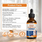 Yeast Infection Treatment for Dogs - Dog Ear, Paw & Skin Itch Relief, Improves Coat & Skin, Inflammation Relief - All Breeds & Sizes - 2 fl oz (60ml) (1)