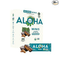 ALOHA Organic Plant Based Protein Bar MINIS | Almond Butter Cup | GLP-1 Friendly, 20 Count, 24g Bars | Vegan, Low Sugar, Gluten Free, Low Carb, Non-GMO, No Stevia, No Soy, No Sugar Alcohols