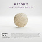 Hip and Joint Supplement for Dogs - Glucosamine for Dogs - Hip & Joint Support - Plus Chondroitin and MSM - Ease Inflammation, Antioxidant. (120 Chewable Tablets)