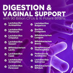 Probiotics for Women - Probiotic Blend 90 Billion CFU Per Serving - Women's Probiotic for Targeted Vaginal & Digestive Health Support - 16 Strains, Cranberry, Prebiotics - Bottled USA - 120 Capsules