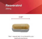 PROTOCOL FOR LIFE BALANCE Resveratrol 200 mg - Trans-Resveratrol - with Japanese Knotweed & Grape Seed Extract - Vegan & Non-GMO - 60 Veg Capsules