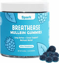 Mullein Gummies for Lungs - Lung Detox Gummies - Daily Respiratory Health Support - Cleanse for Smokers - Allergy, Sinus, and Mucus Relief - Mullein Leaf Extract for Lungs