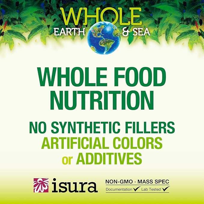 Natural Factors Whole Earth & Sea, Women's Prenatal Multivitamin and Mineral, Whole Food Supplement, Vegan, 120 Tablets