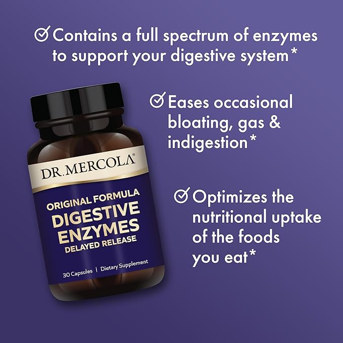 Dr. Mercola Digestive Enzymes, 0.5 Ounce