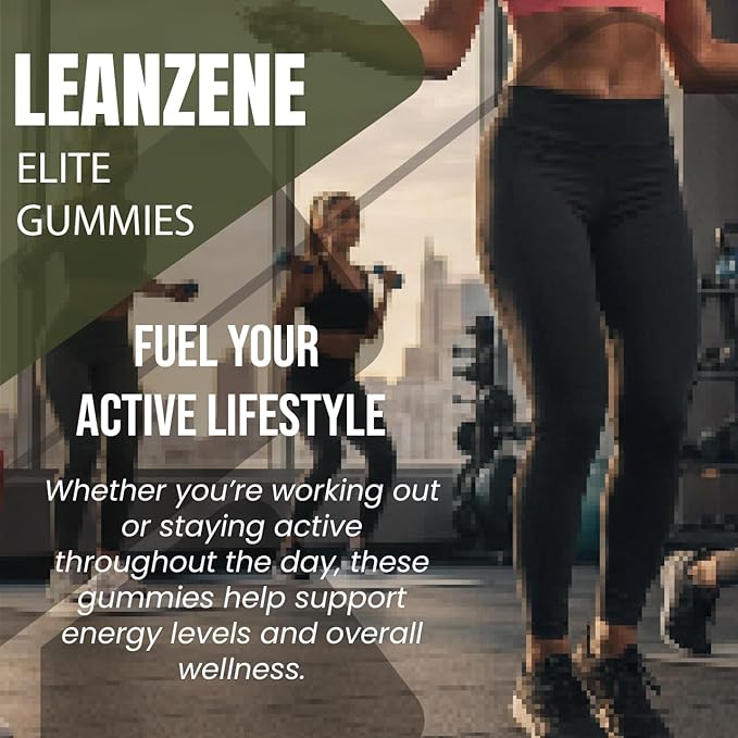 (1 Pack) LeanZene Gummies, Official Lean Zene Supplement Gummys with Premium Ingredients, Advanced Formula Support for Active Lifestyle & Overall Wellness Reviews (60 Gummies)