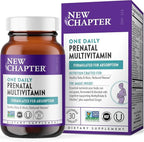 New Chapter Prenatal Vitamins, One Daily Prenatal Multivitamin with Methylfolate + Choline for Healthy Mom & Baby, Gluten Free & Non-GMO, 30 Count
