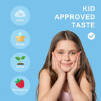 Kids Magnesium Gummies for Age 2+, 120 Count | Sugar Free Strawberry Flavor | Calm Magnesium Citrate Gummies for Sleep, Relaxation, Muscle, Bones, & Mood Support* | Non-GMO, Gluten Free