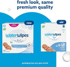 WaterWipes Sensitive+ Newborn & Baby Wipes, 3-In-1 Cleans, Cares, Protects, 99.9% Water, Unscented & Hypoallergenic, 1080 Count (18 Packs)