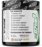 Thermogenic Pre-Workout Energy Powder & Shredding Supplement, Boost Energy Mood & Focus, Sugar Free, Contains Senactiv, Endurance, 300mg Caffeine, N-Acetyl-L-Tyrosine (Green Apple Explosion)