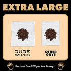 DUDE Wipes Morning Grind Flushable Wipes - Coffee Scented Extra-Large Adult Wet Wipes - 6 Pack (288 Count) - Infused with Coffee Oil, Vitamin E, and Aloe - Septic and Sewer Safe