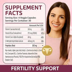 Fertilova Women’s Reproductive Health Support Supplement – Myo-Inositol, Methylfolate, CoQ10 & Antioxidants – Cellular Health & Energy Support – 120 Vegetarian Capsules