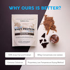 Paleovalley 100% Grassfed Whey Protein Powder with Colostrum, 30 Serving - Chocolate, 13g Protein, Muscle Building, Immune Support, Gut Health