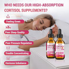Cortisol Supplements Detox for Women - 20-in-1 Cortisol Reducer,Manager,Lower w/Ashwagandha,Magnesium,L-Theanine,Saffron,Rhodiola for Hormone Balance/Sleep/Stress Relief,Strawberry Flavor