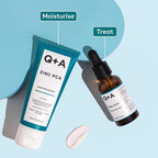 Q+A Zinc PCA Facial Serum (30ml), 99% Natural, Pore-Refining & Firming Serum with Zinc PCA and Reishi & Shiitake Mushrooms, Reduces Redness & Blemishes, Fragrance Free, Vegan & Cruelty Free Skincare