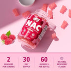 2 Pack NAC Gummies Sugar-Free, N-Acetyl Cysteine NAC Supplement 1000mg for Antioxidants, Immune Support, Non-GMO, Gluten-Free, Vegan – Raspberry Flavor, 120 Gummies