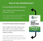 Healthy Gut HistaHarmony | Delayed Release DAO Enzyme Supplement | 30,000 HDU Diamine Oxidase Histamine Blocker | 60 Servings