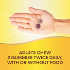 Nature’s Way Alive! Chewable Calcium Gummies with Vitamin D3, Daily Supplement Supports Healthy Bones and Teeth, and Muscle Function*, Strawberry and Raspberry-Lemonade Flavored, 60 Gummies (SET OF 3)