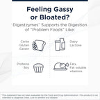 Designs for Health Digestzymes - Digestive Enzymes + Betaine Hydrochloride for Gas & Bloating Relief - Pepsin, Ox Bile, Lactase Enzyme & Lipase Enzymes for Digestion (90 Capsules)