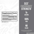 RYSE Creatine Monohydrate Powder - Unflavored - Supports Men & Women Lean Muscle Growth, Strength, Power, and Endurance - Helps Reduce Fatigue and Improve Workout Recovery - 60 Servings