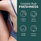 pH-D Feminine Health Support - Boric Acid Body Fresh Spray - Vegan, Paraben-Free, Plant Based - Rose Vanilla Scented - 3oz