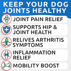 BARK&SPARK Liquid Collagen for Dogs w/Glucosamine (16 OZ) Advanced Mobility Joint Supplement for Dogs - Advanced Formula w/Chondroitin, MSM - Hip & Joint + Skin & Coat Care - Made in USA